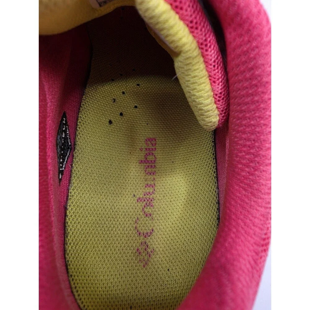 Columbia Vigorous Omni Tech Pink Waterproof Sneakers Shoes 1041 Womens Size 7.5